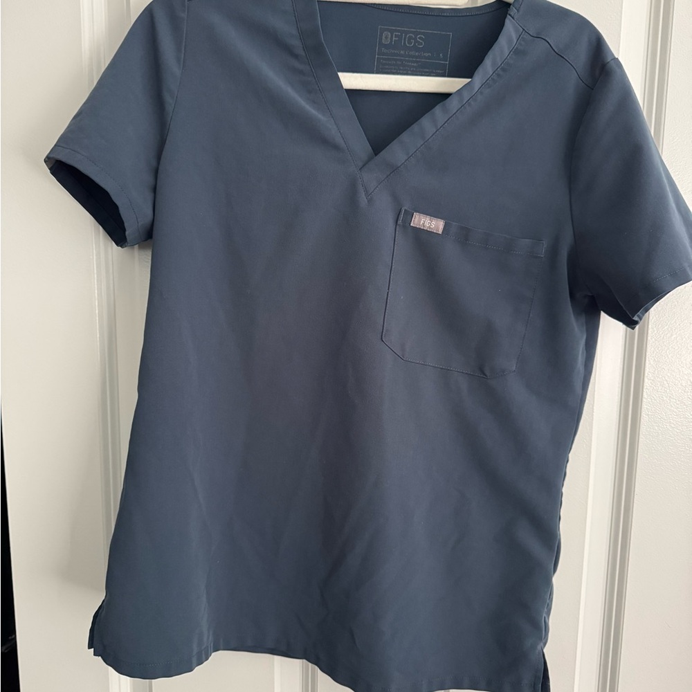 Figs blue/grey scrub set